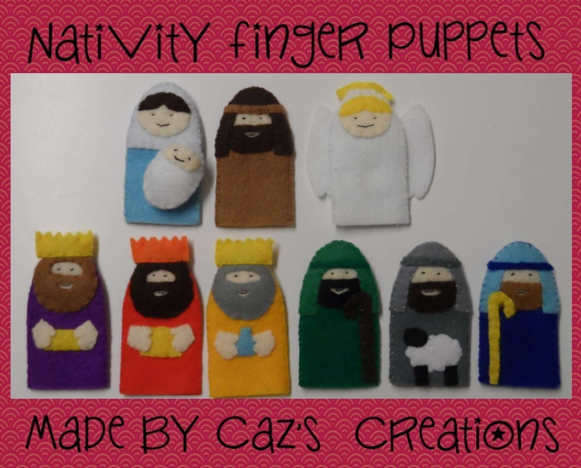 Nativity Knitting Pattern Free Felt Mary Joseph Finger Puppets How To Make A Nativity Scene