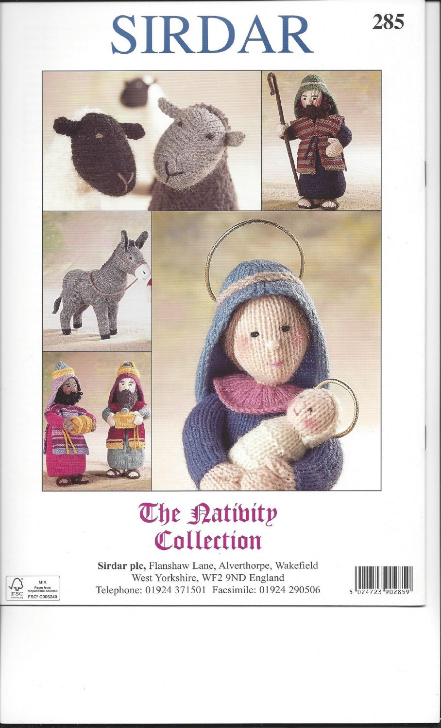 Nativity Knitting Pattern Free Sirdar Book 285 The Nativity Collection Hayfield Bonus Dk And