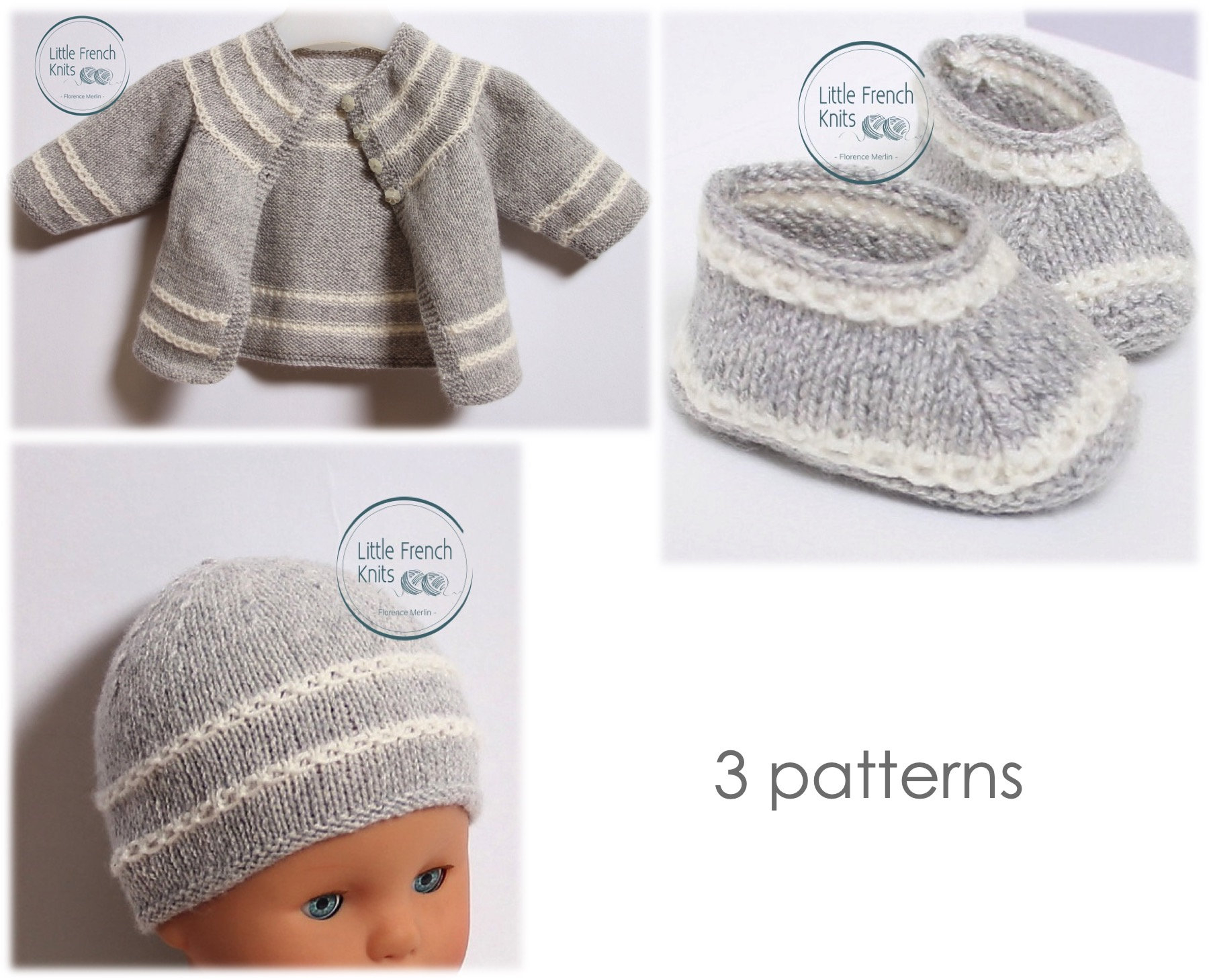 New Born Knitting Patterns Ba Knitting Patterns Cardigan Sweater Wool English Instructions