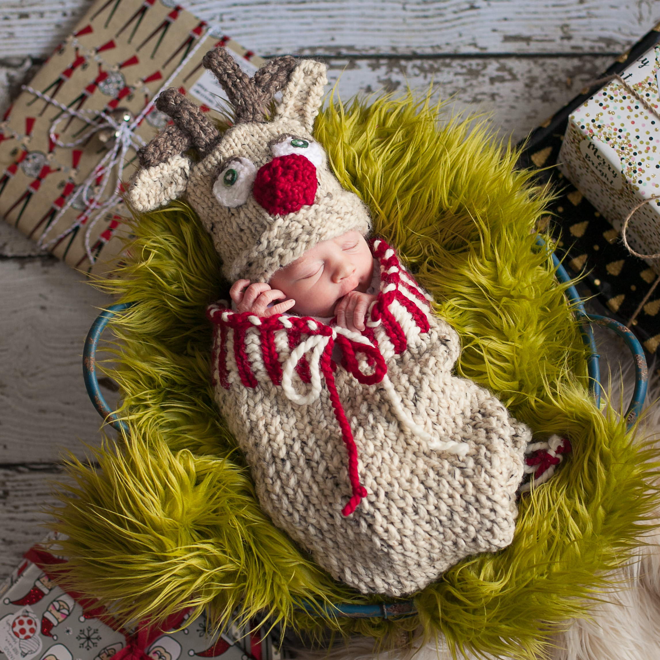 New Born Knitting Patterns Loom Knit Reindeer Cocoon And Hat Set Pattern Pdf Newborn Christmas Cocoon Set Loom Knitting Pattern