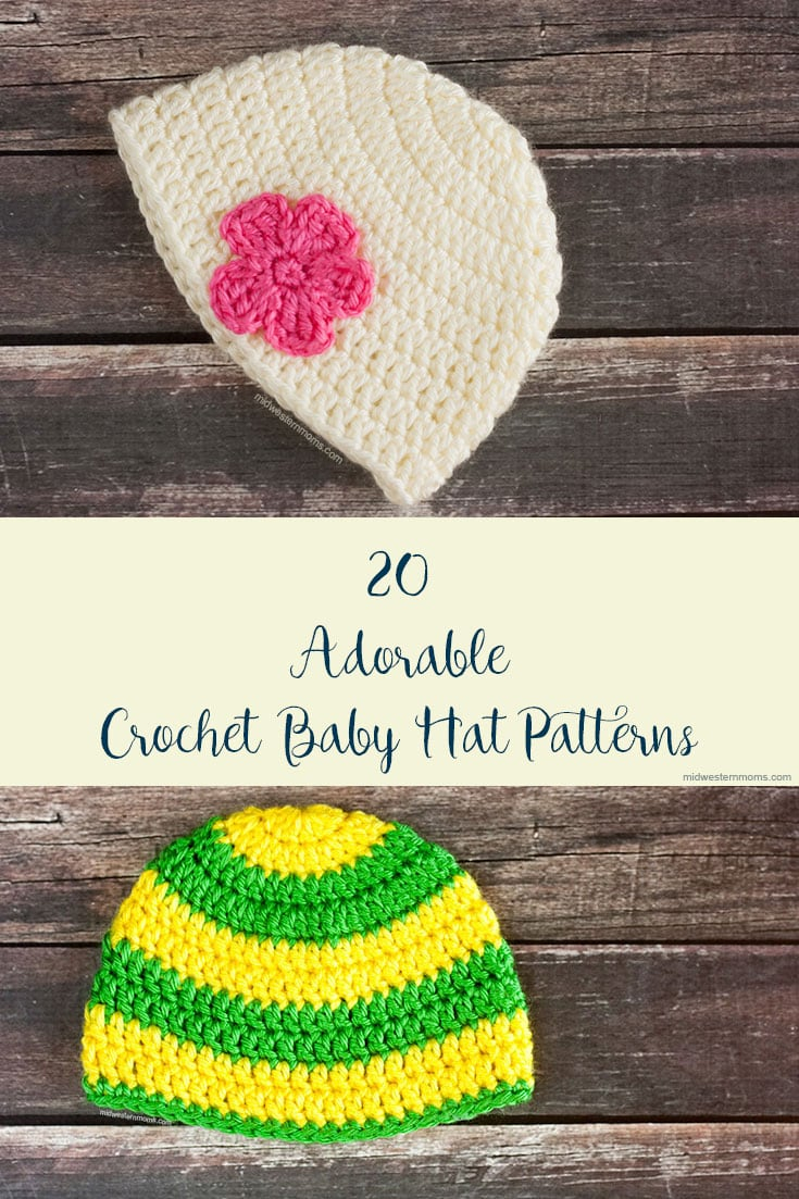 Newborn Knit Hat Pattern Free 22 Adorable Free Crochet Ba Hat Patterns