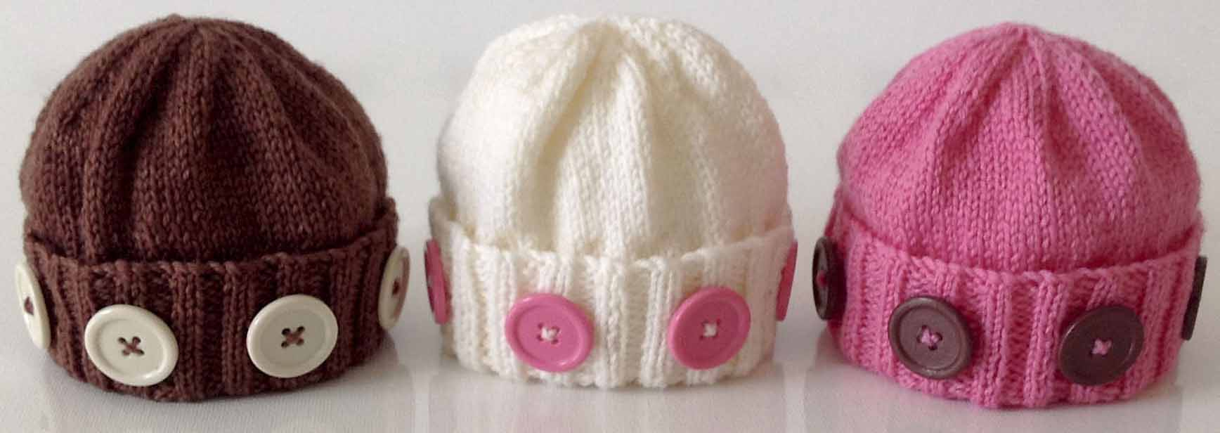Newborn Knit Hat Pattern Free Free Premature Ba Hats Knitting Patterns