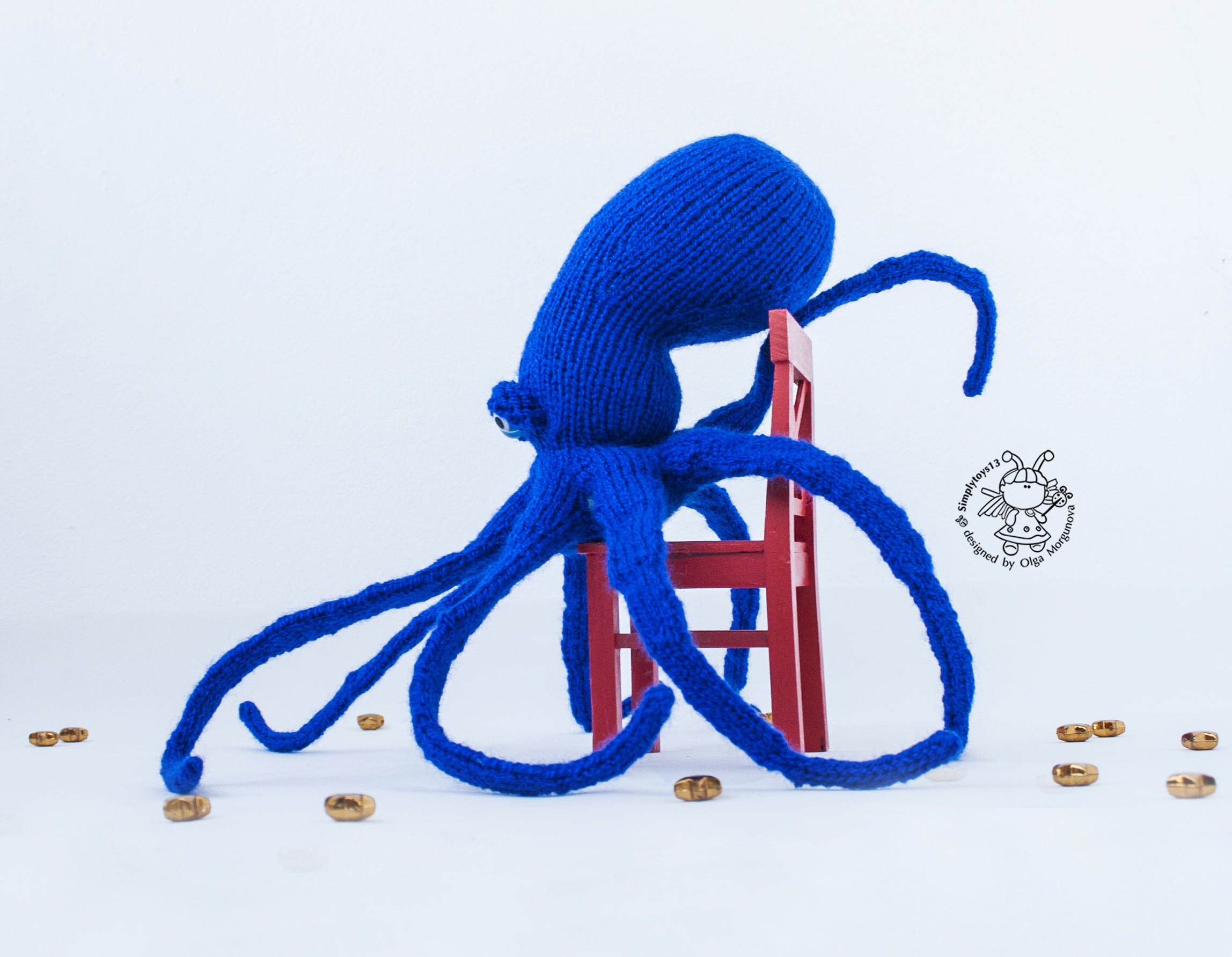 Octopus Knitting Pattern Octopus Toy Amigurumi Octopus Pdf Instant Download Knitting Pattern Knitted Round Cute Octopus Knitted Octopus Fish Aquatic A Unique Gift
