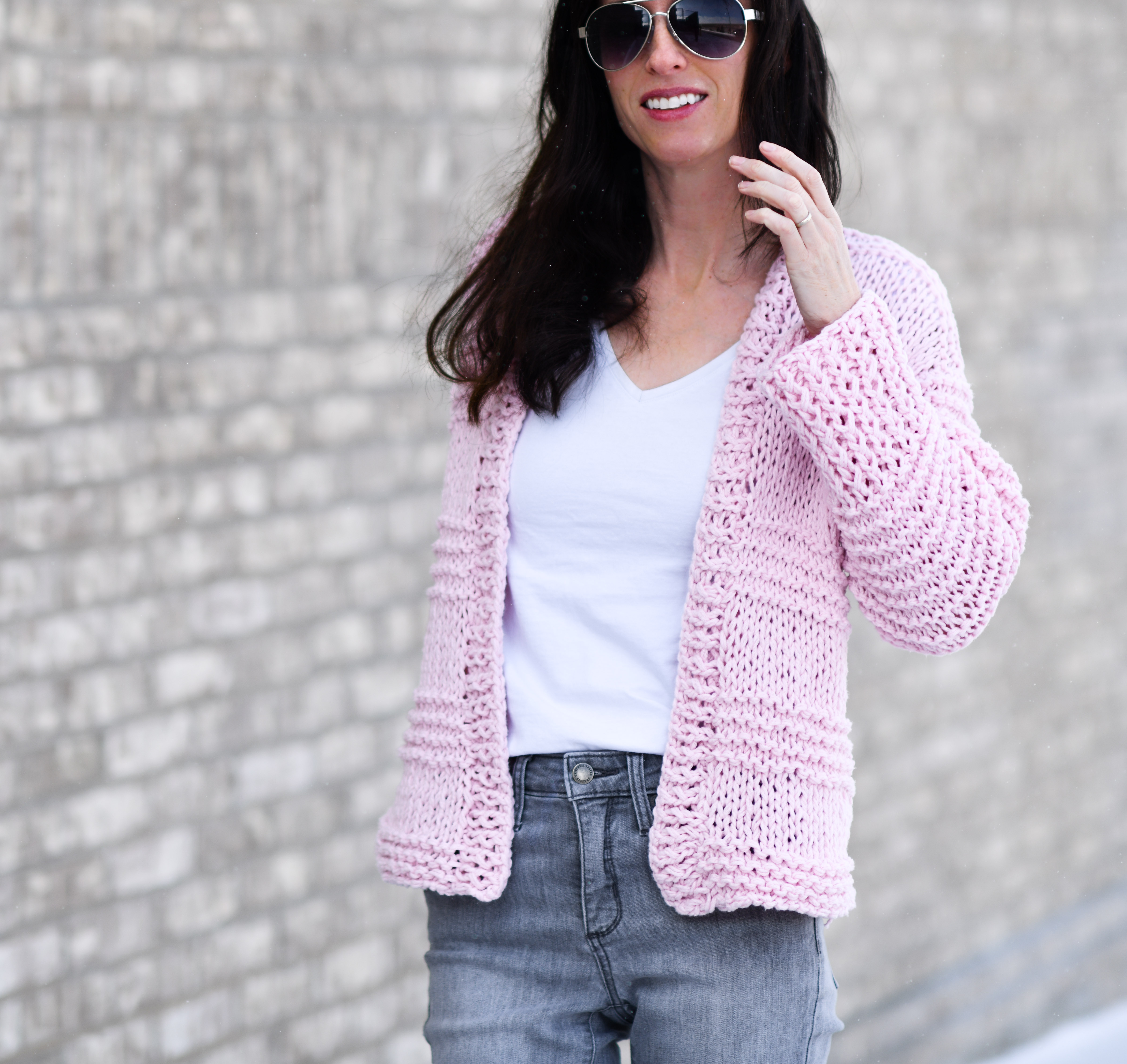 Off The Shoulder Sweater Knitting Pattern Cotton Candy Easy Knit Cardigan Pattern Mama In A Stitch