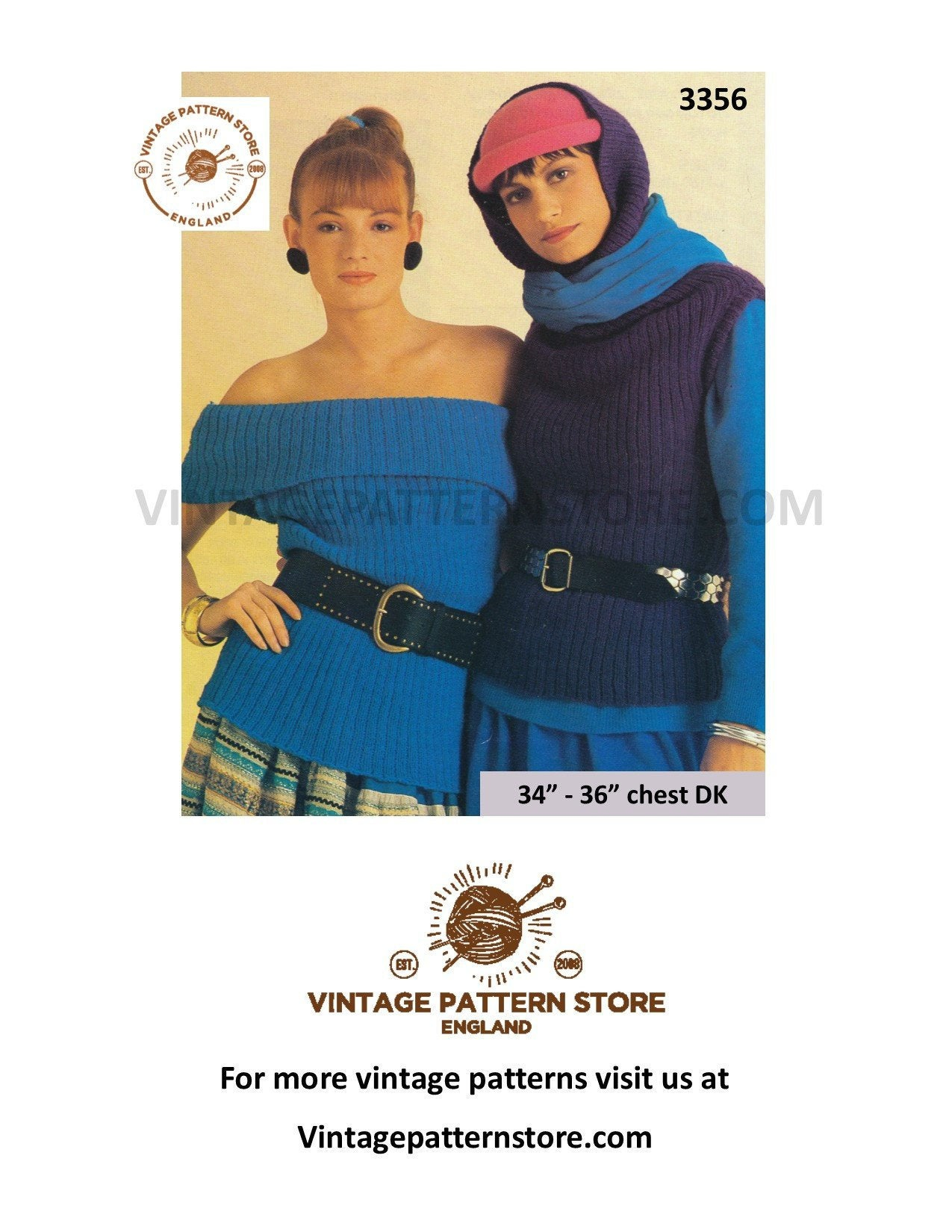 Off The Shoulder Sweater Knitting Pattern Off Shoulder Sweater Knitting Pattern Womens 80s Rib Slipover