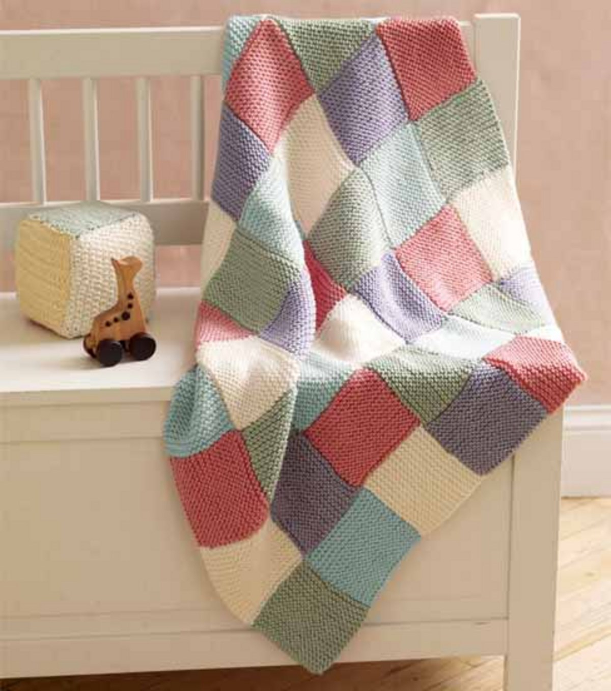 Patchwork Knitting Patterns For Blankets Learn How To Make A Patchwork Ba Throw With Martha Stewart Knit