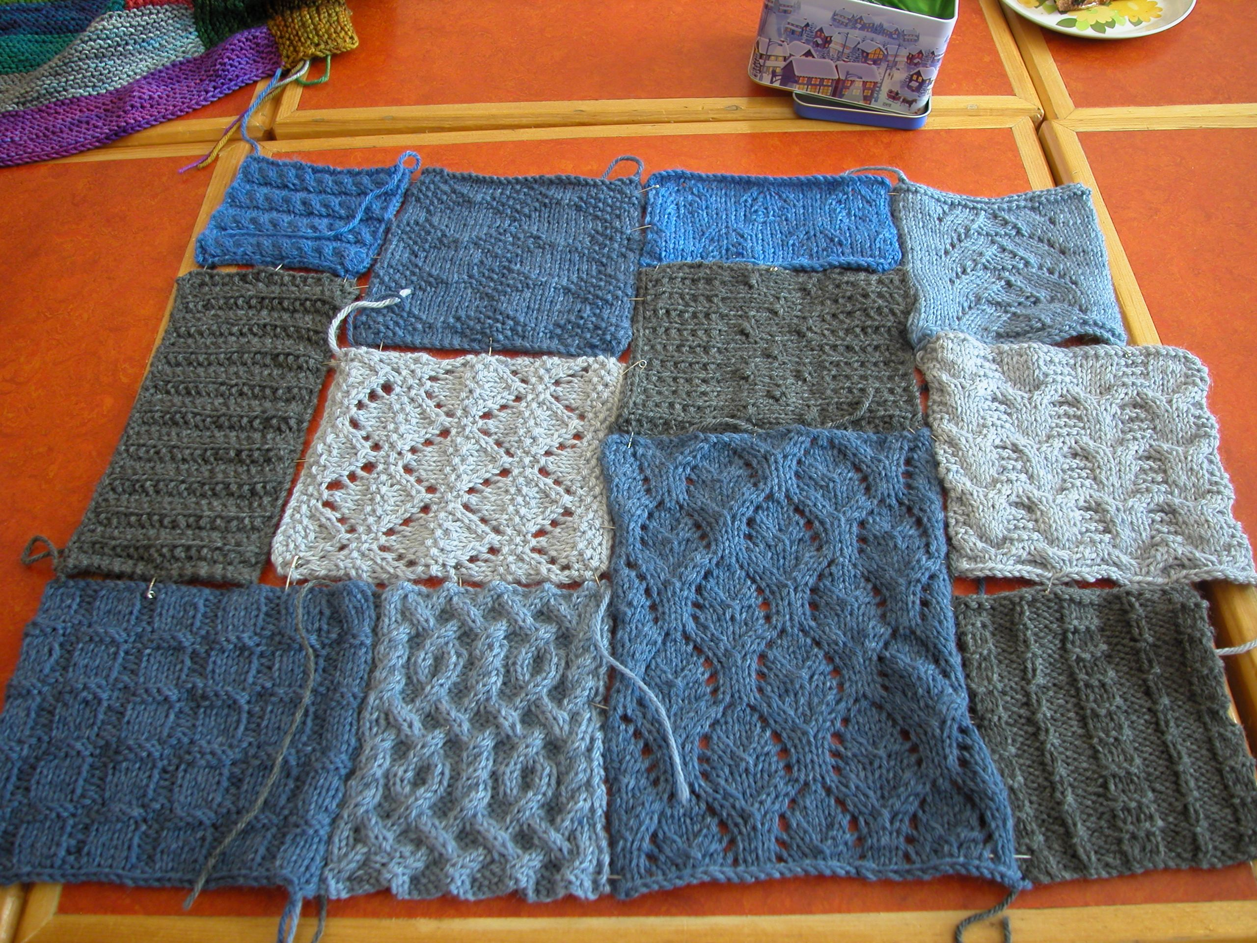 Patchwork Knitting Patterns For Blankets Patchwork Delight The Knit Cafe
