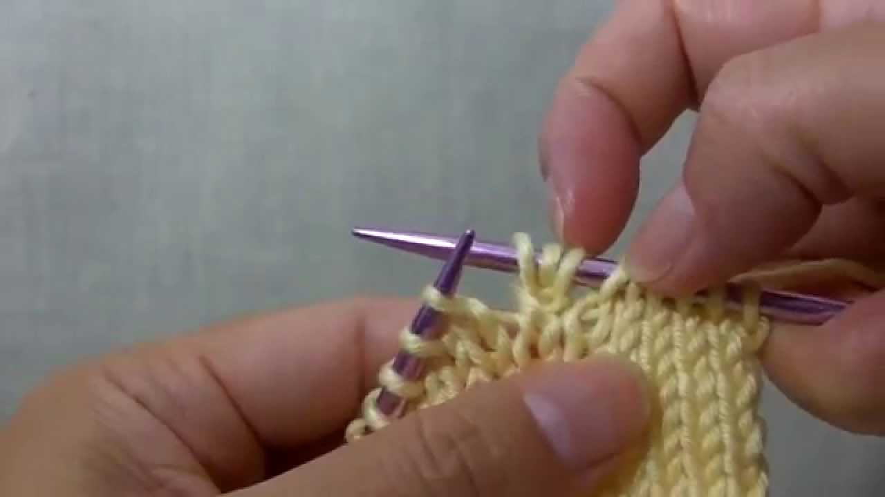 Pattern Central Knitting How To Knit Cdi Central Double Increase