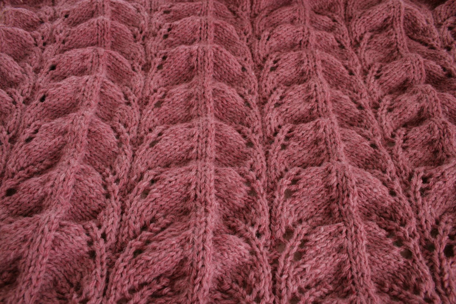 Pattern Central Knitting Work In Progress Fern Leaf Blanket The Craft Floozy