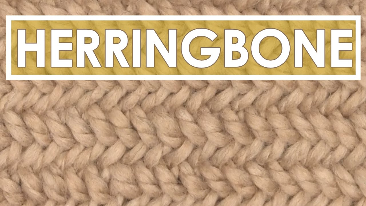 Pattern Knit Herringbone Knit Stitch Pattern