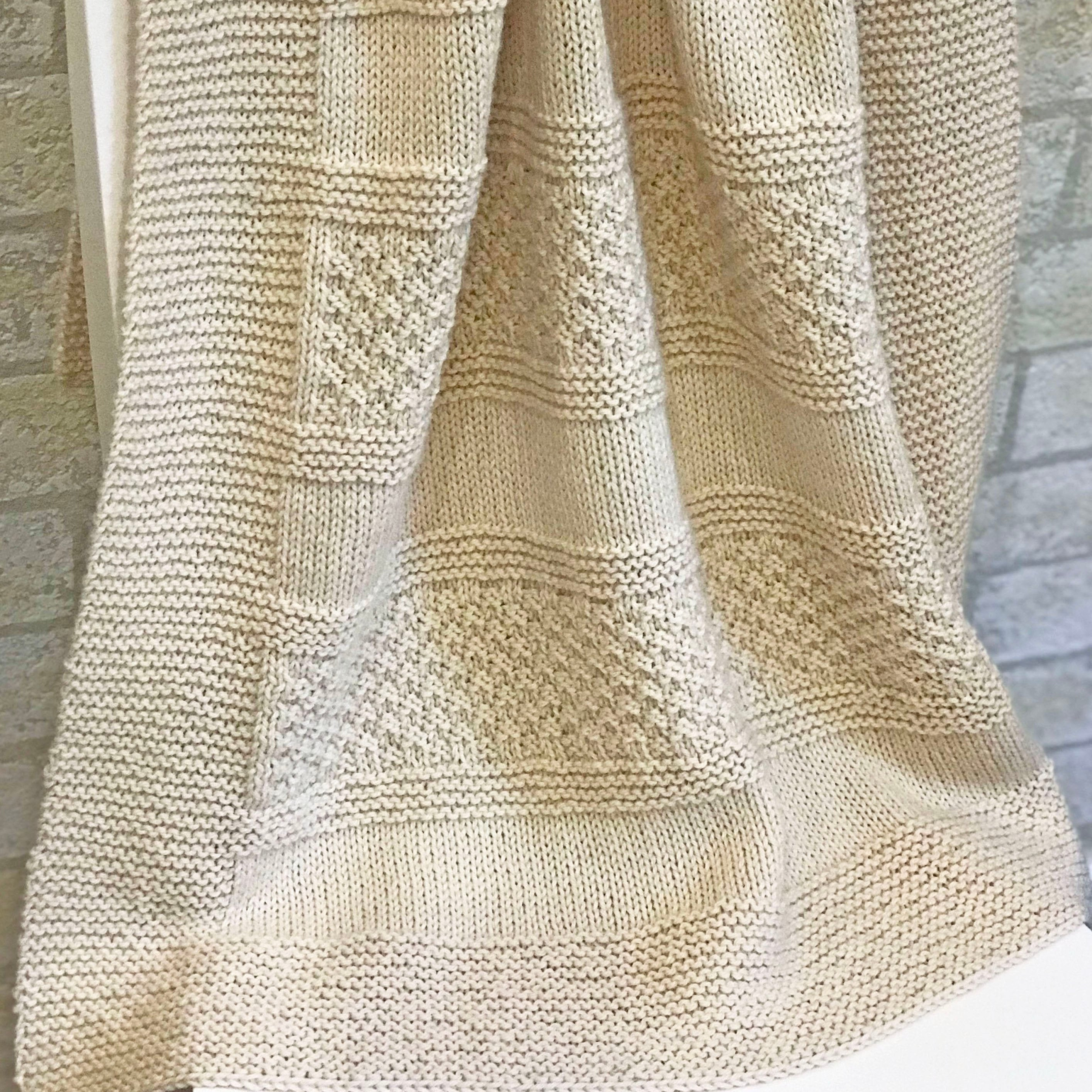 Pattern Knit Knit Ba Blanket Pattern Brighten Blanket Knitting Ba Pattern Deborah Oleary Patterns