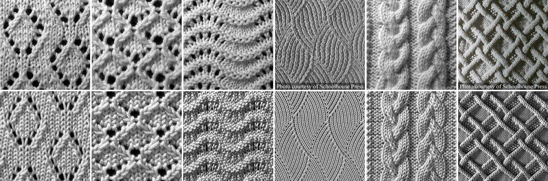 Pattern Knit Stitch Meshes For Modeling Knitted Clothing With Yarn Level Detail