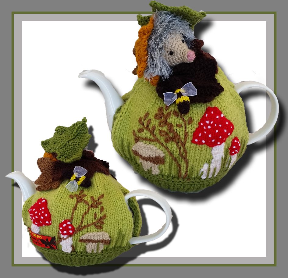 Patterns For Knitted Tea Cosies Hedgehog Mushroom Tea Cozy Pattern