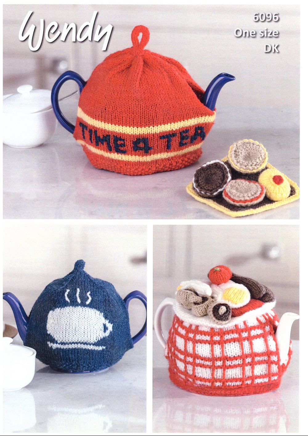 Patterns For Knitted Tea Cosies Wendy Tea Cosies Knitting Pattern In With Wool Dk 6096