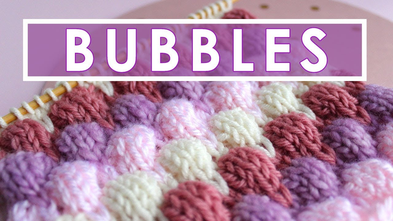 Patterns To Knit Bubble Knit Stitch Pattern
