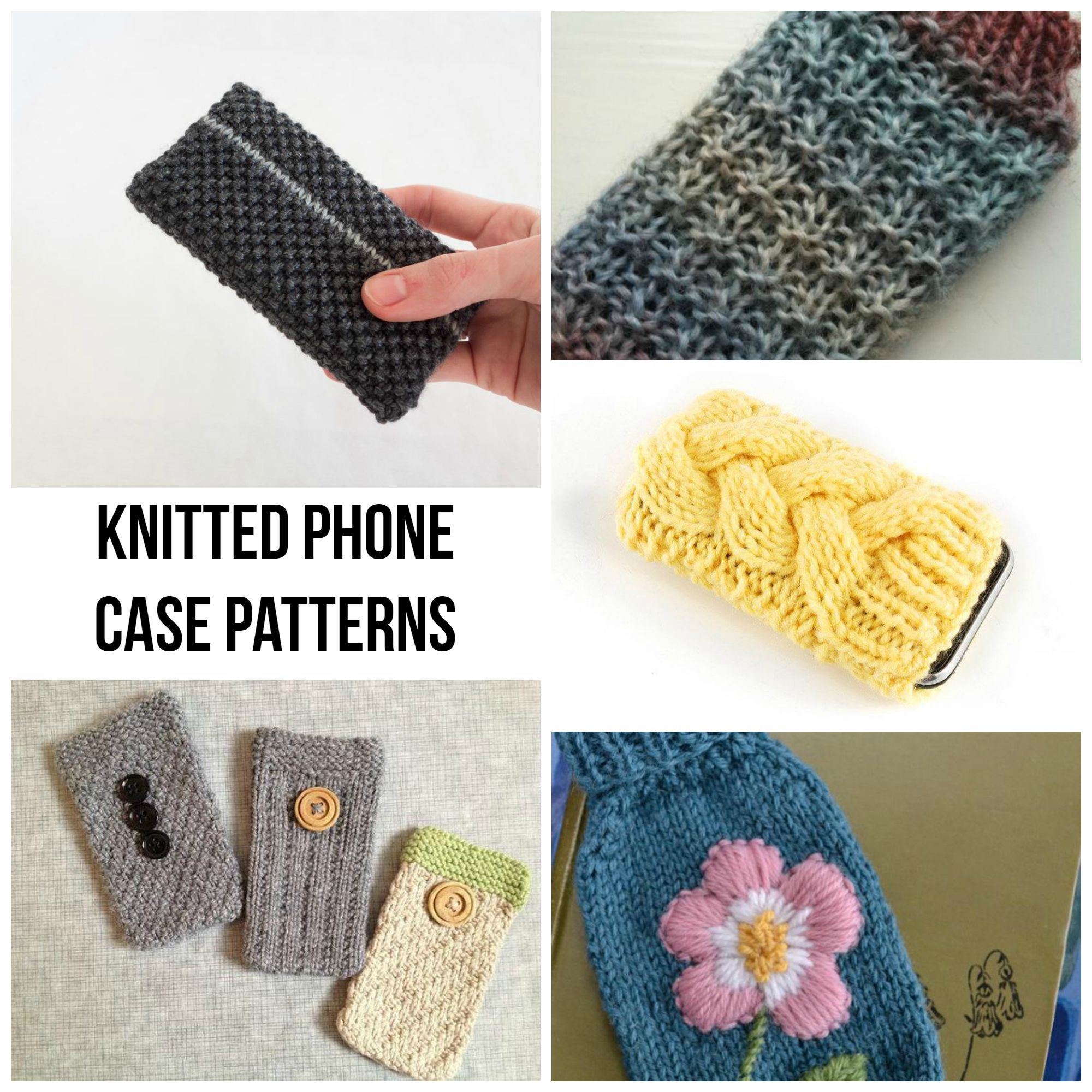 Patterns To Knit Quick Knitted Phone Case Patterns Craftsy