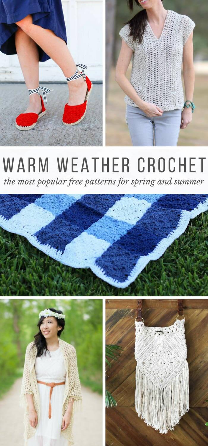 Popular Knitting Patterns 24 Popular Spring And Summer Crochet Patterns All Free Patterns