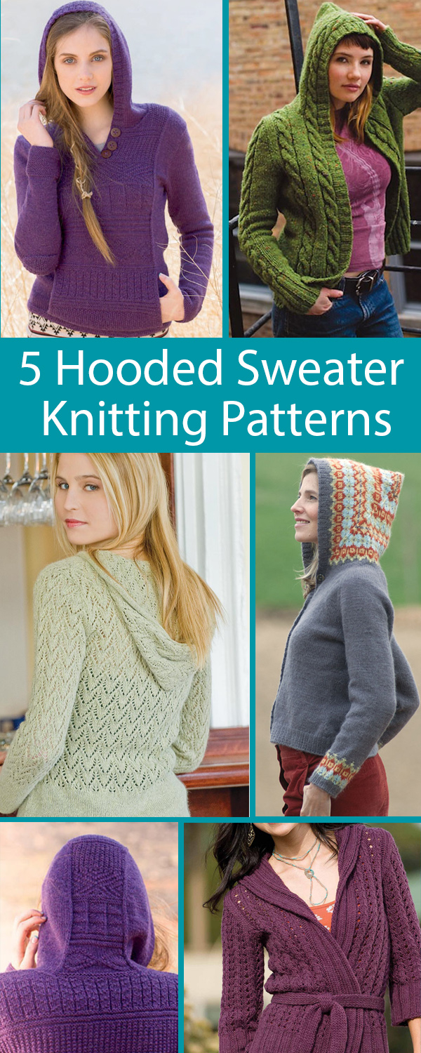 Popular Knitting Patterns Hooded Sweater Knitting Patterns In The Loop Knitting