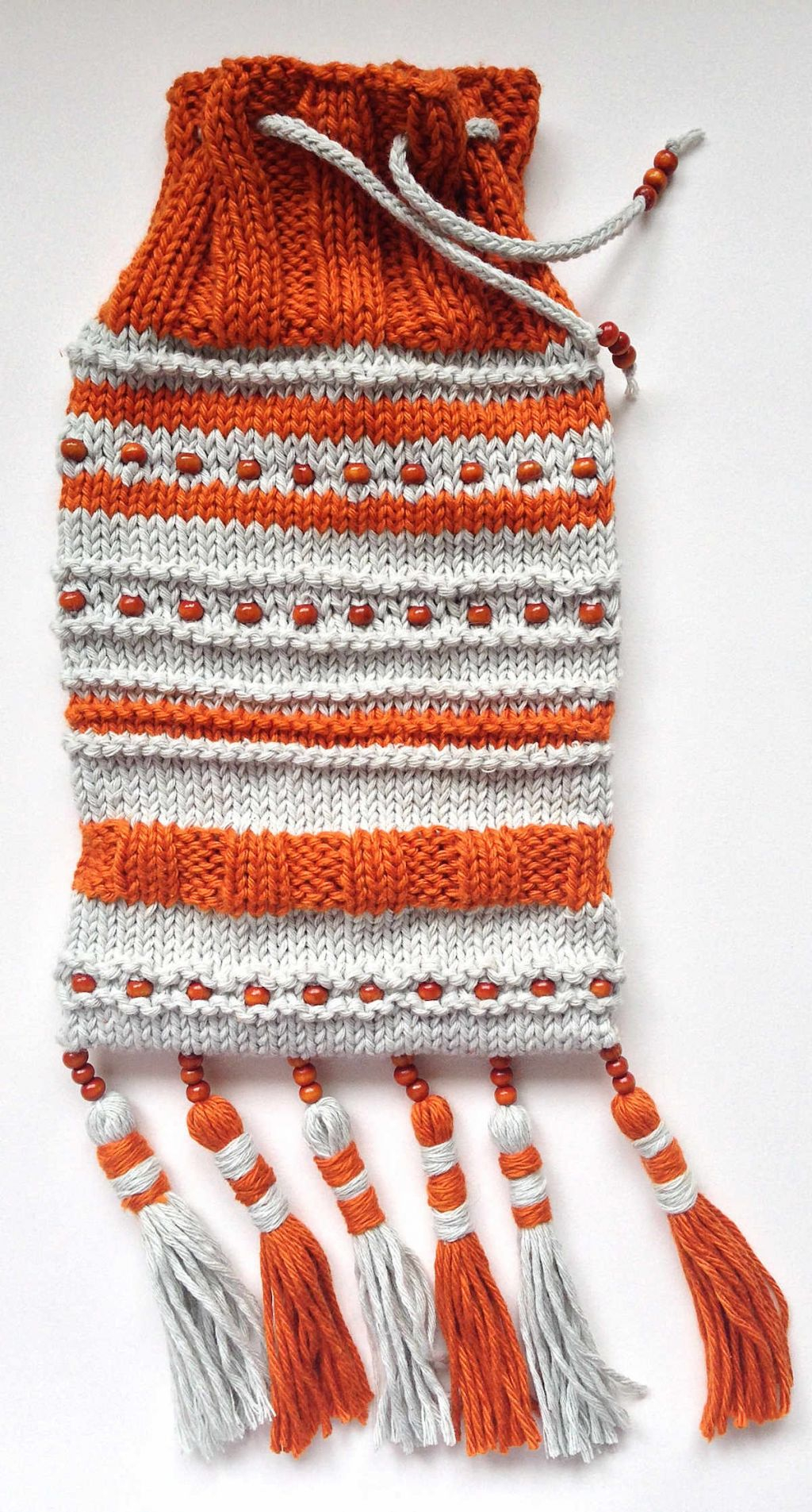 Pouch Knitting Pattern Drawstrings Pouch
