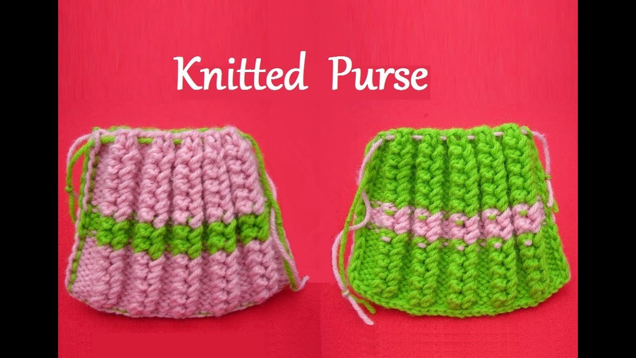 Pouch Knitting Pattern Knit A Purse Phone Case Cosmetic Bag Gift Pouch Knitting Pattern Holiday Christmas Idea