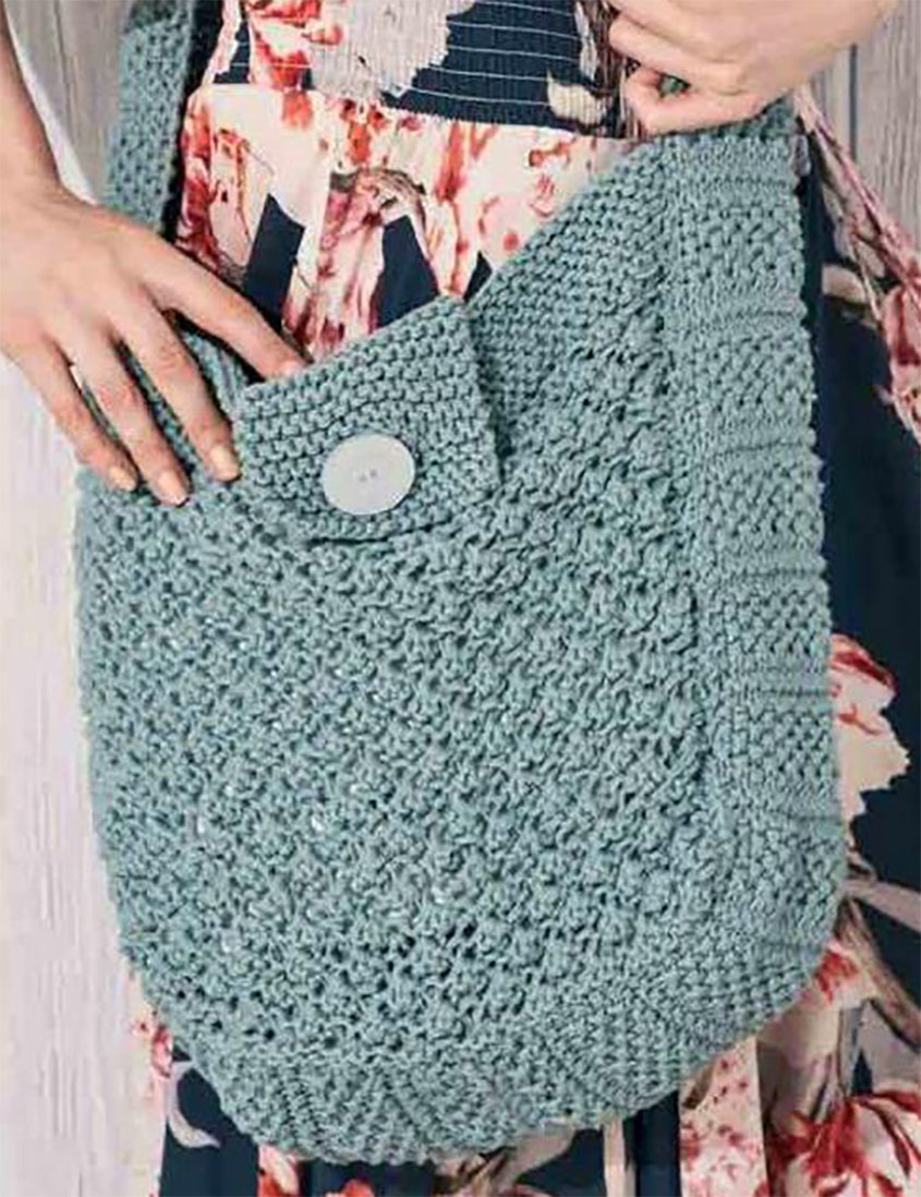 Pouch Knitting Pattern Shoulder Bag Knitting Pattern