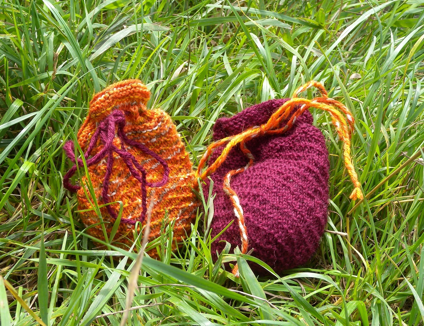 Pouch Knitting Pattern Small Gift Bag Knitting Pattern Campion