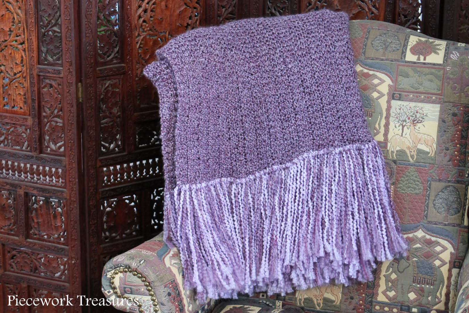 Prayer Shawl Knit Pattern Lisas Carolina Handmade Piecework Treasures A Simple Knit