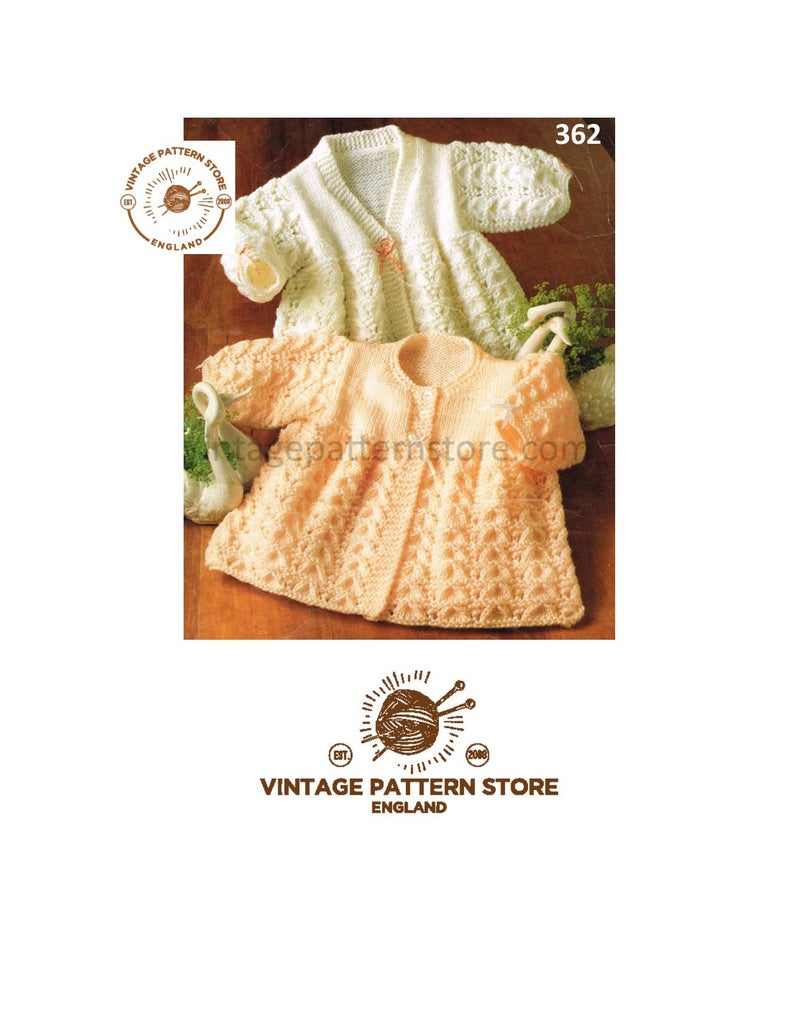 Premature Baby Knitting Patterns Premature Babies Knitting Pattern Premature Ba Pattern Preemie Pattern Dk Ba Matinee Coat Patterns 14 18 Chest Pdf Download 362
