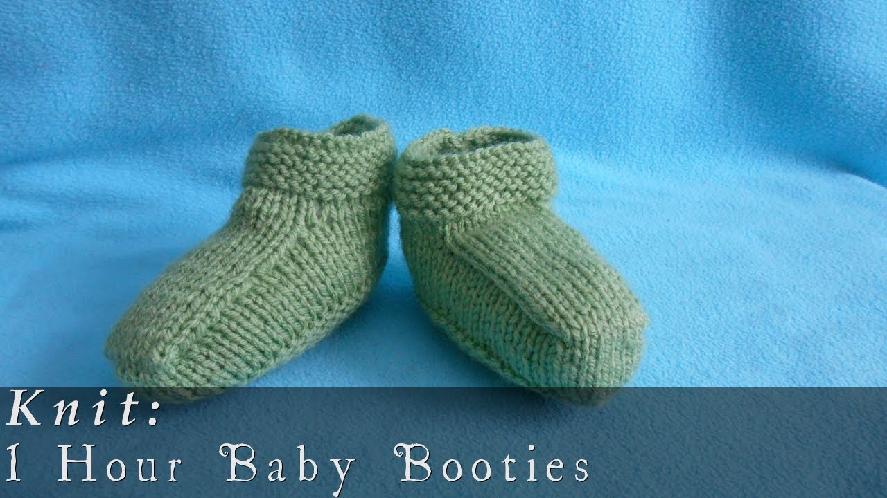 Seamless Baby Booties Knit Pattern 1 Hour Ba Booties Knit