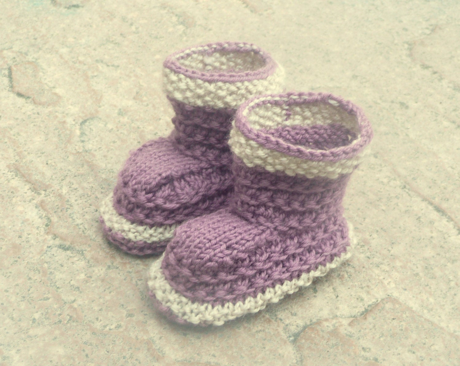 Seamless Baby Booties Knit Pattern Ba Knit Pattern Ba Booties Boots Simple Seamless Lilac Lounging Boots 4 Sizes 0 12 Mths