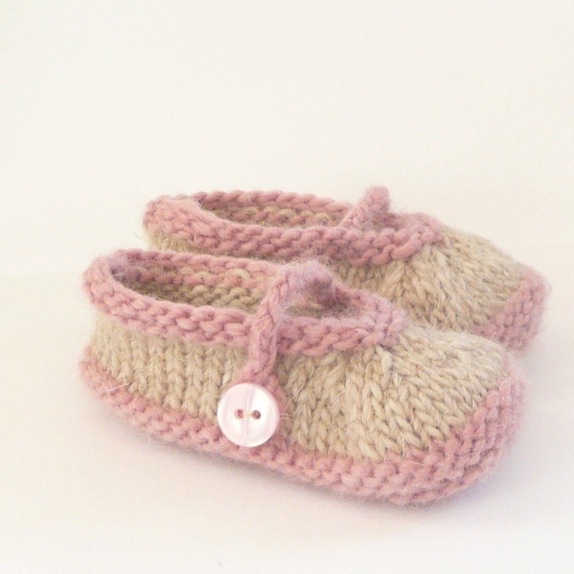 Seamless Baby Booties Knit Pattern Knitting Pattern Ba Booties Simple Seamless Mary Janes Ba Shoes Instant Download