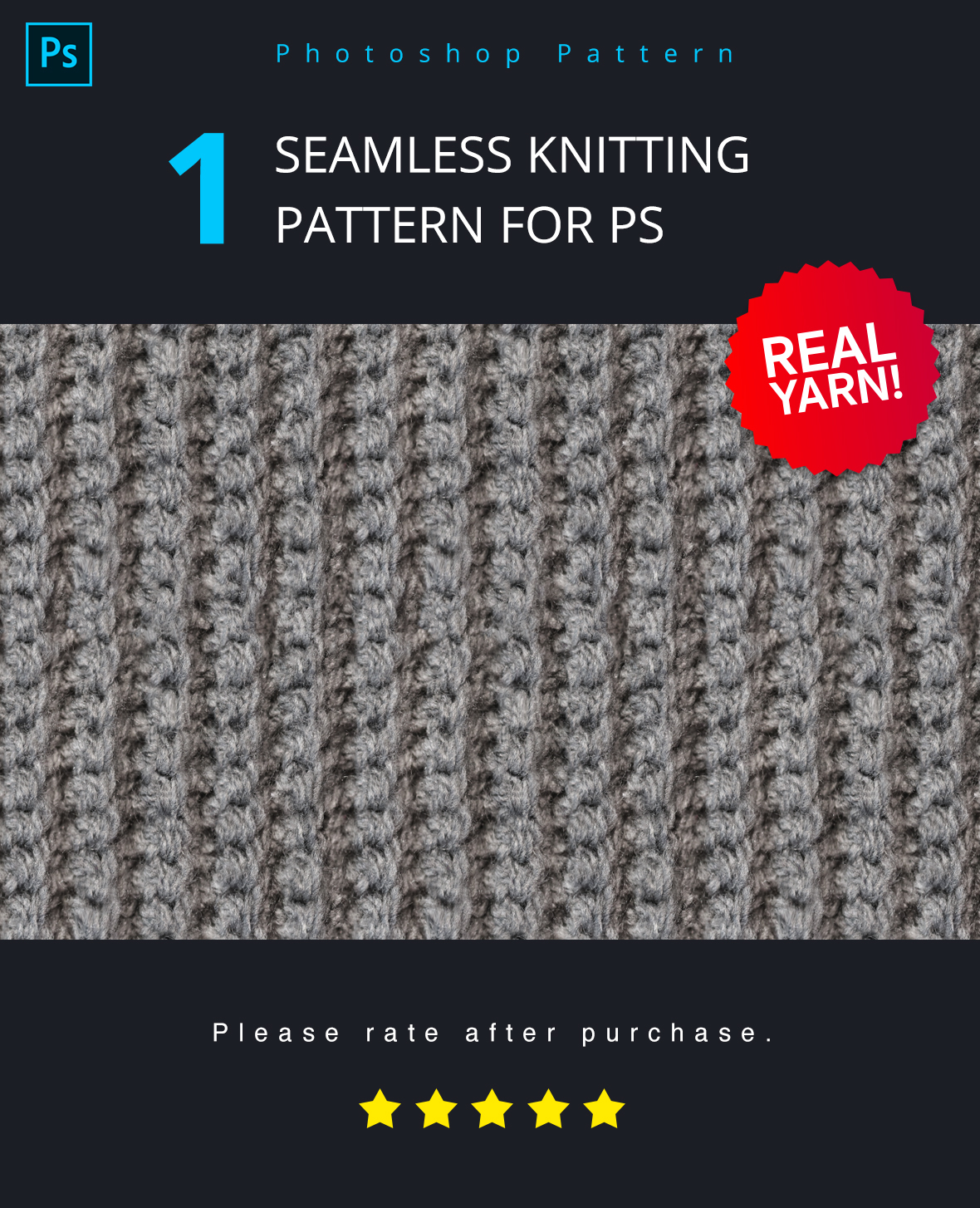 Seamless Knitting Patterns Seamless Knitting Pattern From Real Yarn