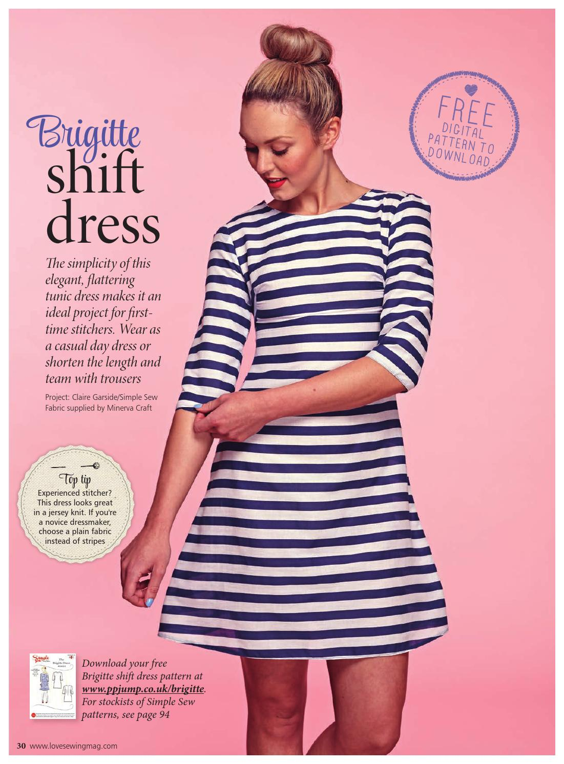 Simple Knit Dress Pattern Love Sewing 1 New Sampler Practical Publishing Issuu