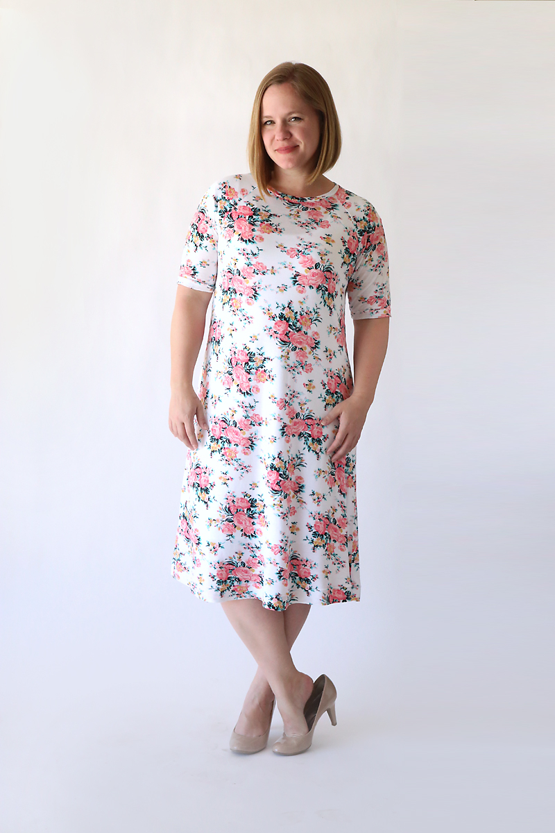Simple Knit Dress Pattern The Easy Tee Swing Dress Simple Sewing Tutorial Its Always Autumn