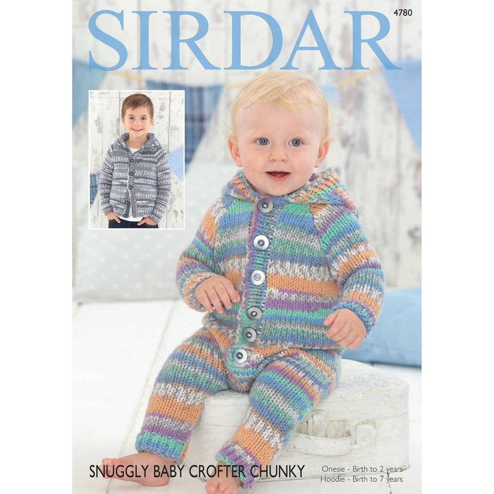 Sirdar Baby Knitting Patterns Ba Crofter Chunky Knitting Pattern 4780
