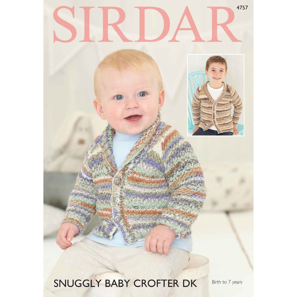 Sirdar Baby Knitting Patterns Ba Crofter Dk Knitting Pattern 4757