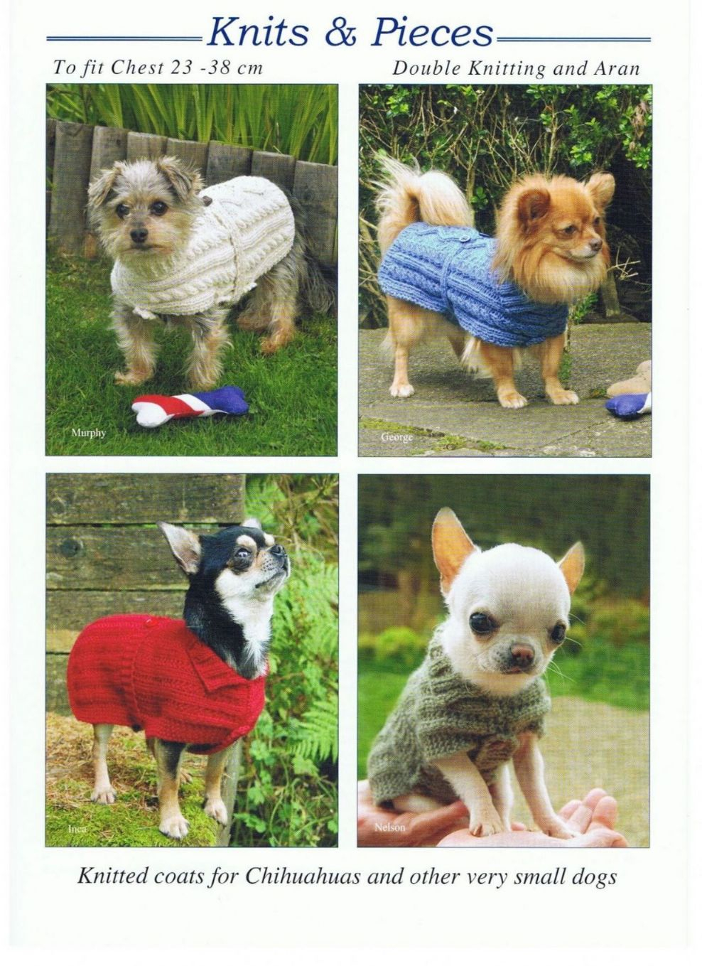 Small Dog Knitting Patterns Knitting Pattern For Knitted Dog Coat Sweater Very Small Dogs Chihuahuas Dk Aran