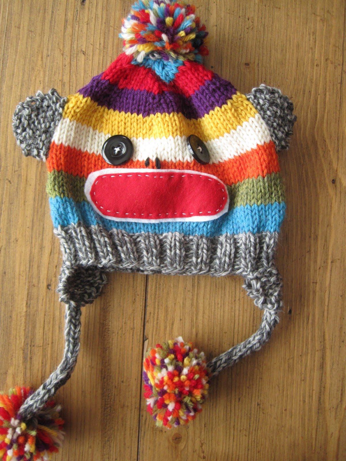 Sock Monkey Hat Pattern Knit 5 Sock Monkey Hat Knitting Patterns The Funky Stitch