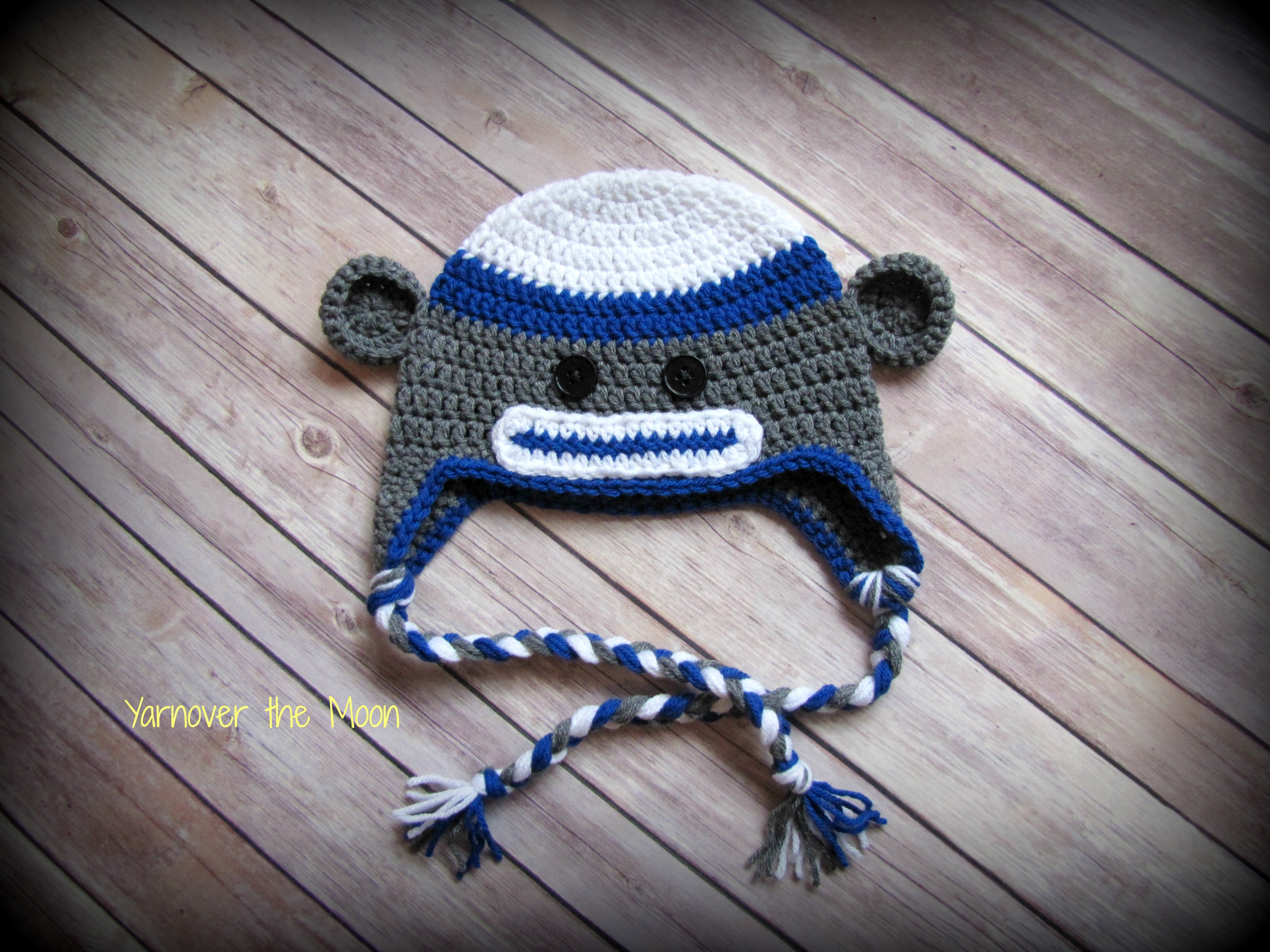 Sock Monkey Hat Pattern Knit Crochet Sock Monkey Hat From Yarnover The Moon