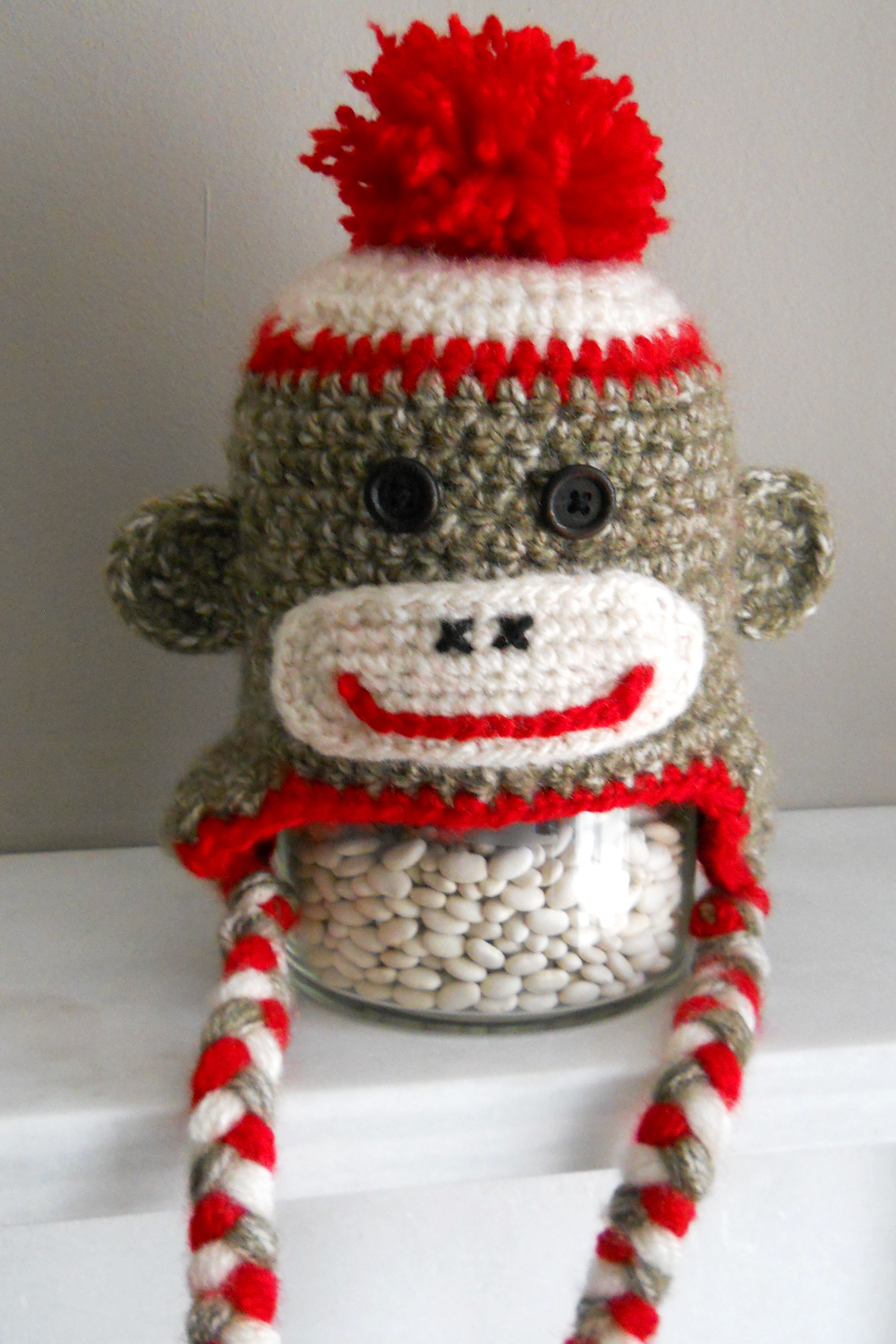 Sock Monkey Hat Pattern Knit Sock Monkey Hat Nk Crochet