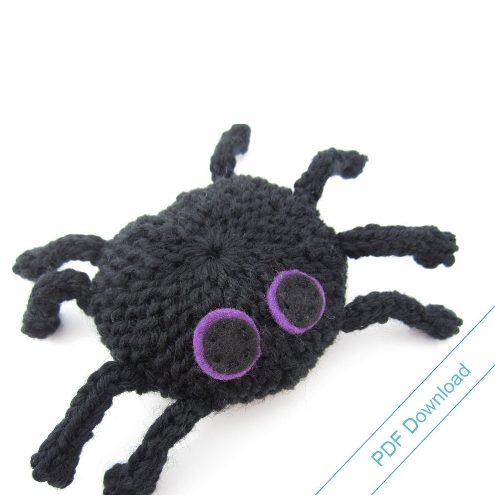 Spider Knitting Pattern Spider Knitting Pattern Pdf Knit Your Own Toy Spider