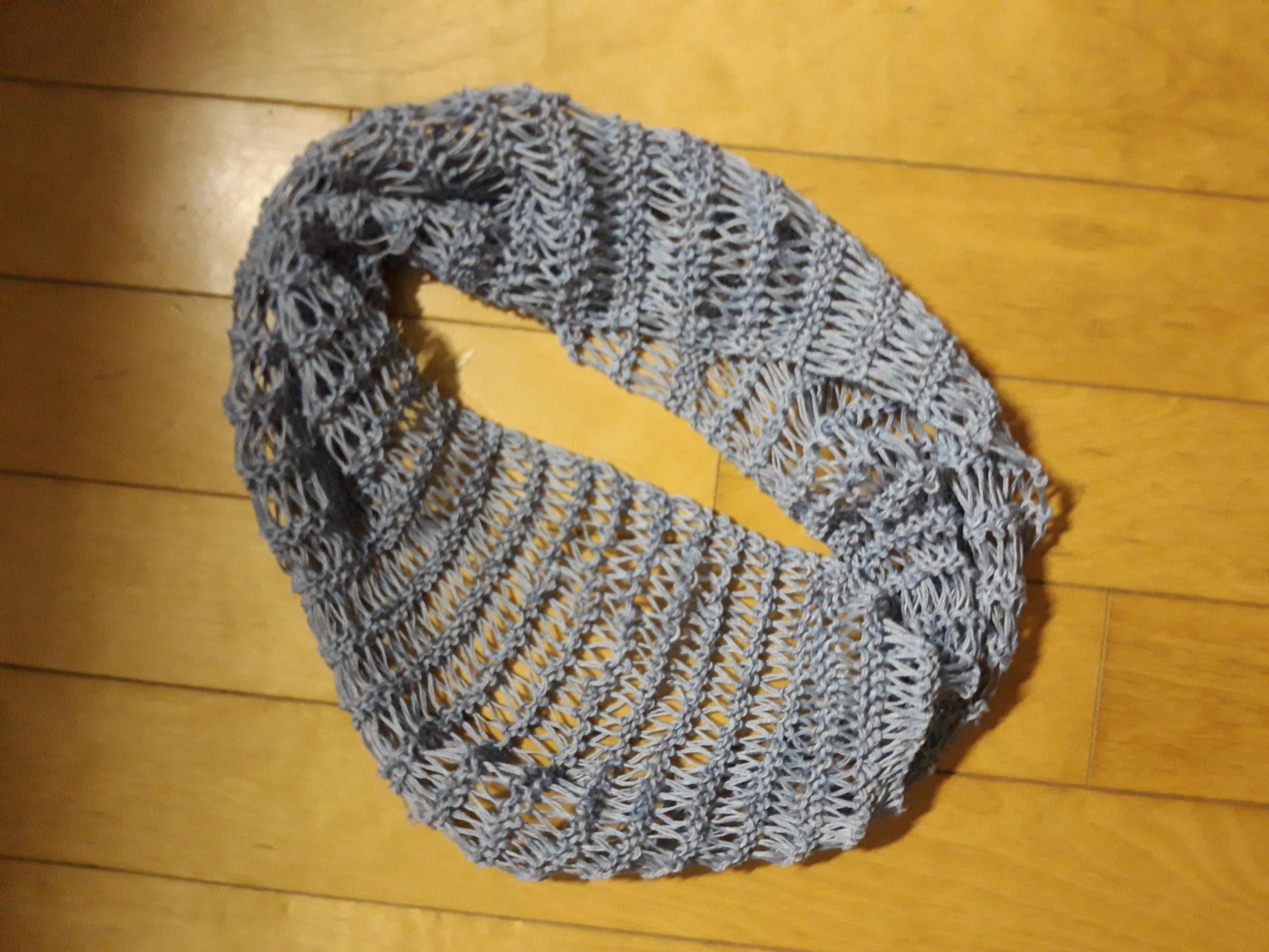 Summer Scarf Knitting Patterns Infinity Scarf I Made Please Leave Your Favorite Drop Stitchsummer