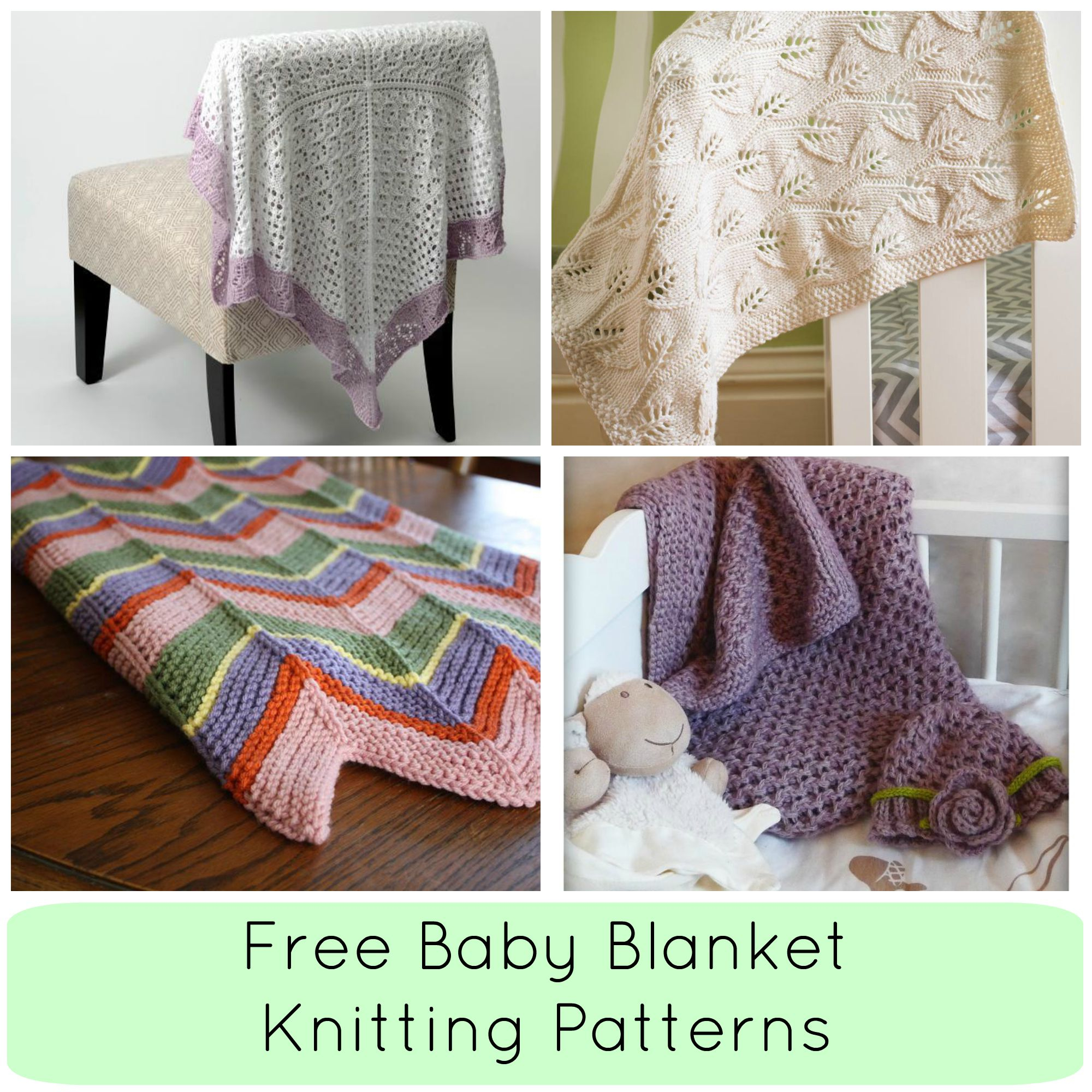 Super Easy Knit Baby Blanket Pattern 8 Free Ba Blanket Knitting Patterns Craftsy