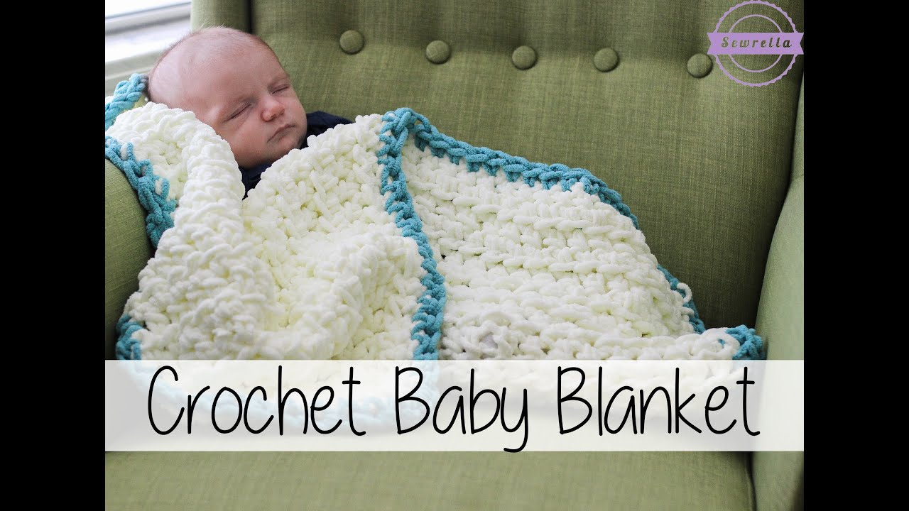 Super Easy Knit Baby Blanket Pattern Easy Beginner Crochet Ba Blanket Sewrella