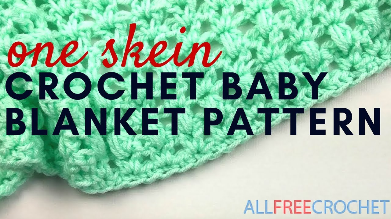 Super Easy Knit Baby Blanket Pattern Easy One Skein Crochet Ba Blanket Pattern