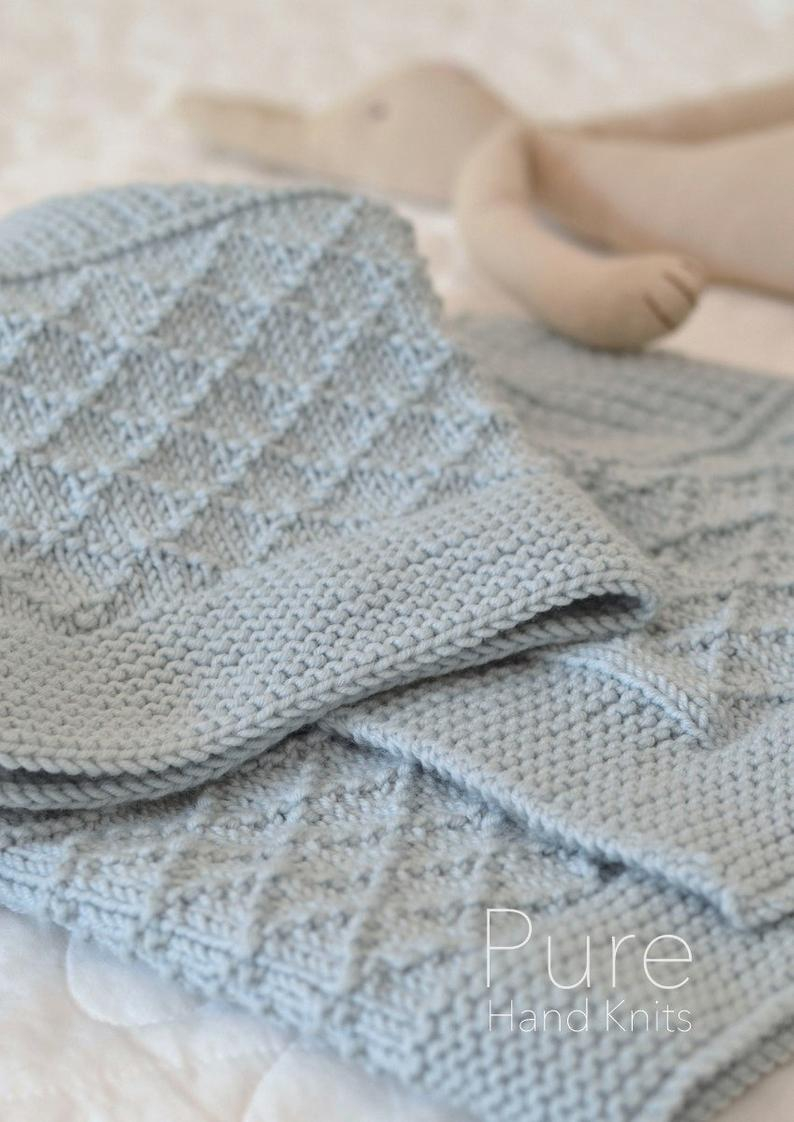 Super Easy Knit Baby Blanket Pattern Simple Blanket Knitting Pattern Jasper Smallba Blanket Large Sofa Throwafghan