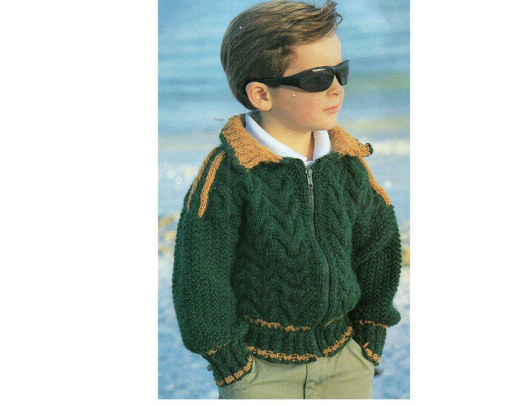Sweater Jacket Knitting Pattern Boys Bomber Jacket Knitting Pattern Boy Bomber Sweater Jacket Knitting Pattern Pdf Instant Download