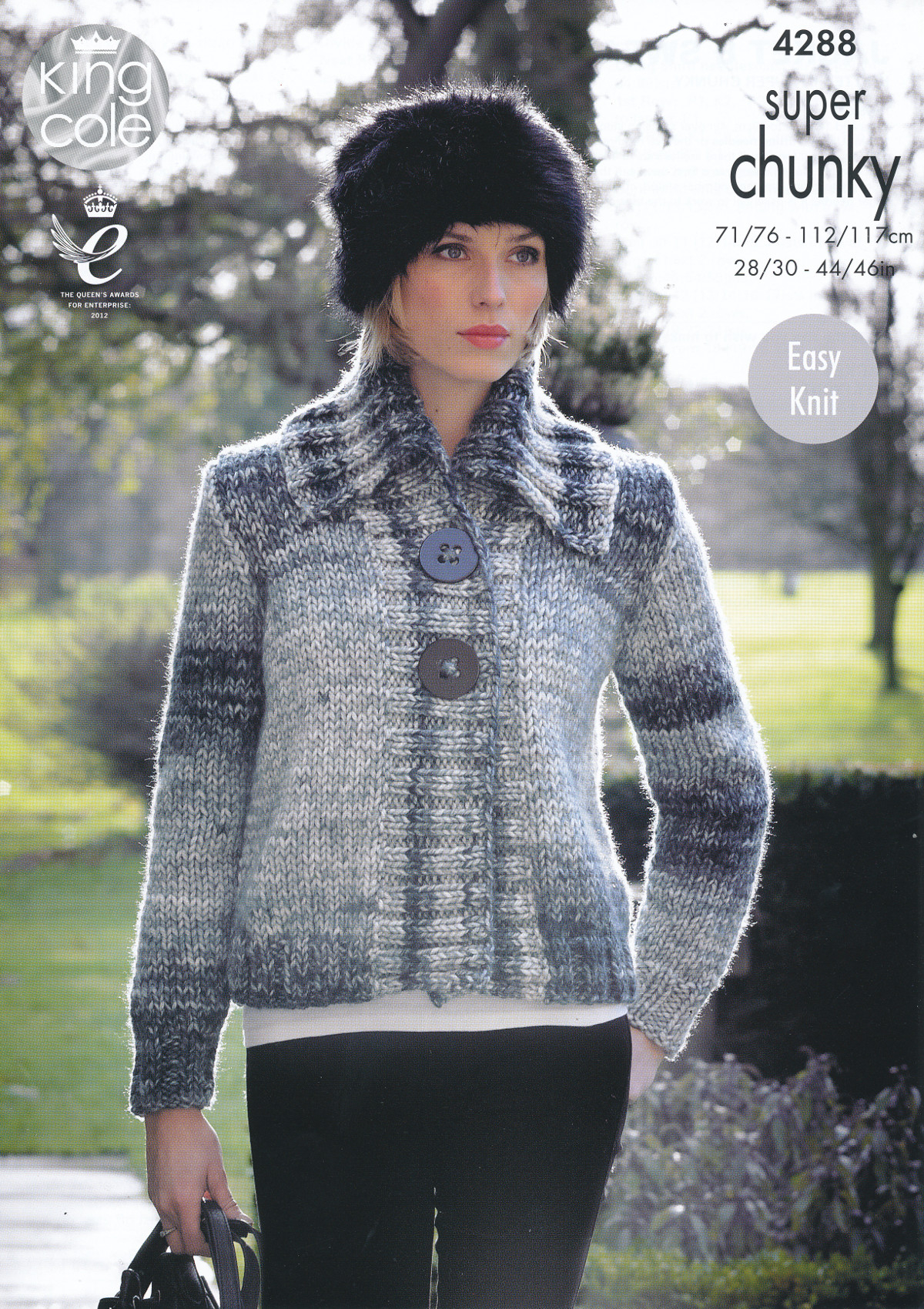 Sweater Jacket Knitting Pattern Details About Ladies Super Chunky Knitting Pattern King Cole Ribbed Jacket Sweater Jumper 4288