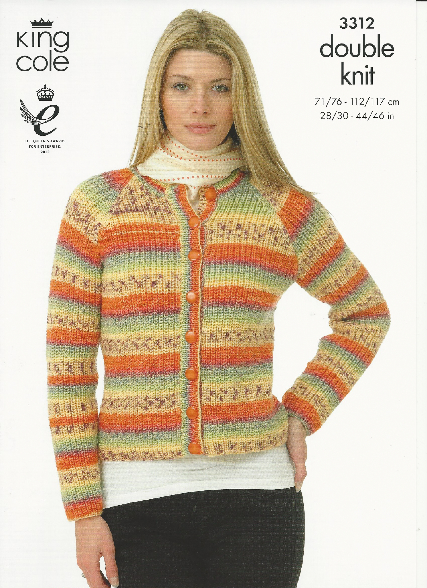 Sweater Jacket Knitting Pattern King Cole Ladies Sweater Jacket Knitting Pattern In Splash Dk 3312