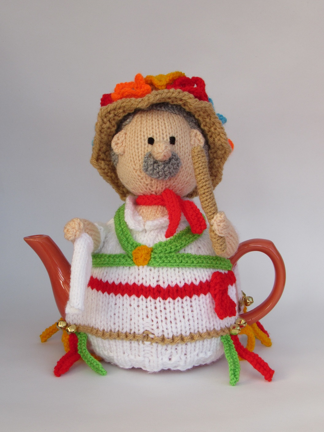 Tea Cosy Knitting Patterns Easy Morris Dancer Tea Cosy Knitting Pattern